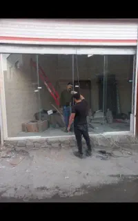 شیشه سکوریت وکرکره برقی وشیشه بالکنی بهنام