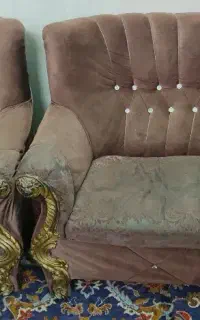 مبل سالم رنگ قهوه ای