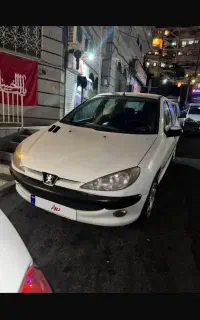 فروش ۲۰۶ تیپ ۵ مدل ۹۰ سفید فرانسوی