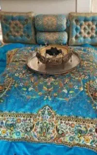 تولیدی پشتی شاه نشین لحاف کرسی ترمه یزد شاهنشین