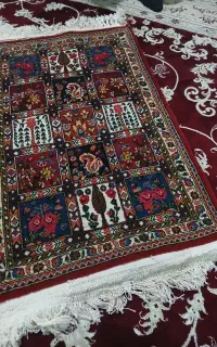 دستبافت قالی پشتی بارده