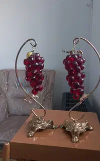 خوشه انگور کریستالی  تزئینی