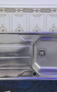 سینک ظرف شوریی استیل در حد نو