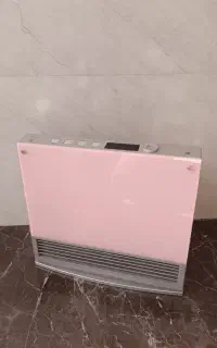 بخاری ژاپنی شیشه ای صورتی رنگ