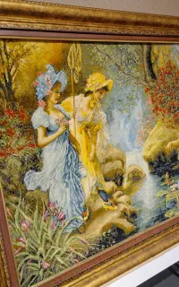 فروش تابلوفرش دستباف تبریز ملکه برکه