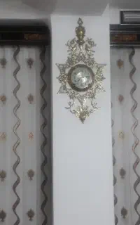 پرده ی حریر در حد نو