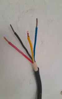 کابل ۴در ۶ مسی جنس خوب به متراژ ۲۵ متر