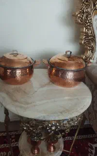 ۳عدد قابلمه مسی چکشی کارزنجان