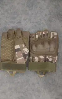 دست کش چرمی نیم پنجه