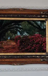 تابلو فرش دست باف 4سالشه