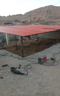 جوشکاری انواع سایبان وسقف شیروانی