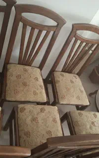 6 صندلی چوبی کاملا سالم(تک هم فروخته میشود)