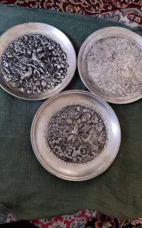سینی مسی قلم زنی