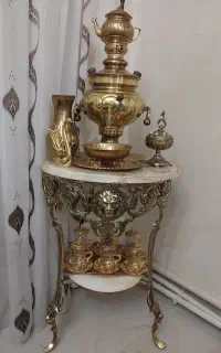 میز برنزی ست کامل