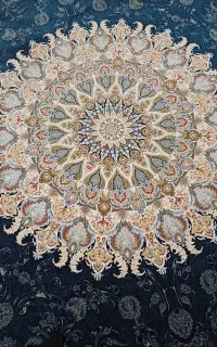 فرش ۹ متری گرد قیطران ۱۵۰۰ شونه تراکم ۴۵۰۰