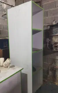 قفسه ام دی اف در حد نو مناسب مغازه و آشپزخانه