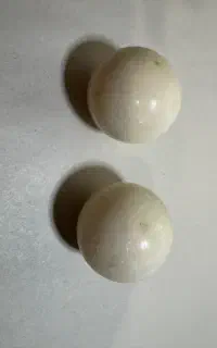 دو عدد گوی سنگ مرمر