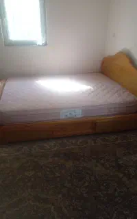 تخت ۲ نفره تمام چوب همراه تشک