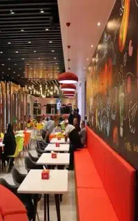 آشپز خانم فست فود کار