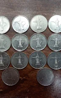 سکه‌ درهم امارات ۱ درهمی معروف به سکه شانس