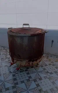 تنور تمیز بدون هیچ مشکلی بزرگ چهار نانه