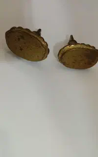 عینک آلمانی قدیمی مهر برنجی دست ساز  شونه عطری