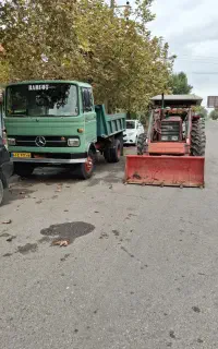 اجاره تراکتور لودری و خاور حمل خاک و شن وماسه