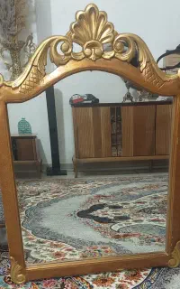 آینه رومیزی-دیواری جنس چوب