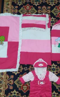 سرویس خواب نوزاد و کاپشن سرهمی