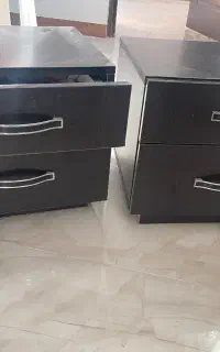 پاتختی دو کشو دو عدد ست