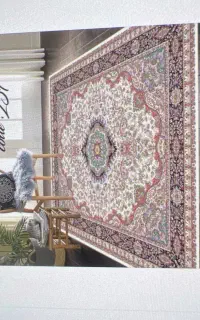 رو فرشی کشدار طرح خطیبی