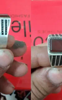انگشتر نقره سه عدد