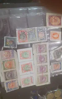 تمبر قدیمی کلکسیونی ویک نامه قدیمی