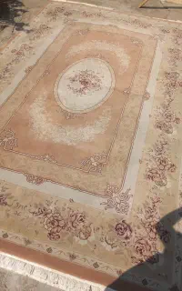 فرش شیش متری کرم کاملا سالم