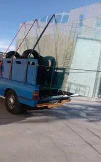 وانت نیسان خرکدار ماشین حمل شیشه سنگ شهرستان کارگر
