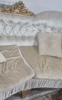 مبل راحتی ۷نفره به رنگ استخوانی