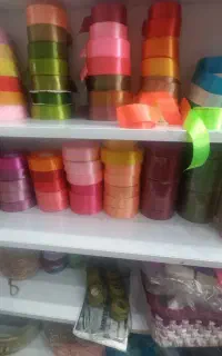 وسایل روبان دوزی ، رزین ، گل سر و مکرومه بافی