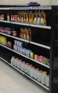 قفسه هایپری فروشگاهی مشکی