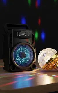 پک کامل جشن و تولد (اسپیکر شارژی + رقص‌نور)