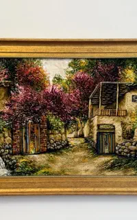 تابلو فرش کوچه باغ
