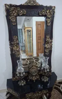 آیینه و شمعدان .آینه و شمعدان