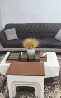 مبل و فرش و گل میز
