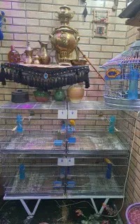 قفس ۴ خان حرفه ای  شرکت مسوارصنعت با پایه