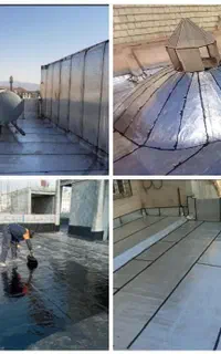 نصب ایزوگام قیرگونی آسفالت میلانی چک ۶الی۷ ماه