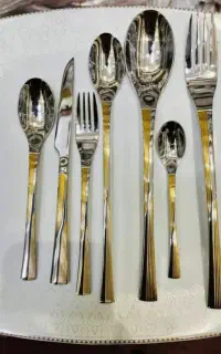 قاشق چنگال خارجی اصل 4 میل واقعی 18/10استیل نگیر