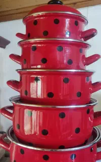 ظروف پنج تیکی لعابی.ترک اصلی