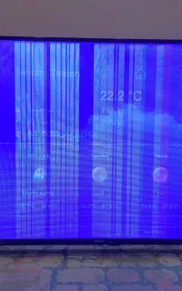 تلویزیون lcd تعمیری پنل خراب مشکل دار