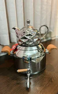 کتری قوری استیل کف چدن