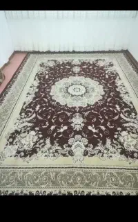 فرش ۱۲ متری زرشکی۵۰۰ شانه زخیم