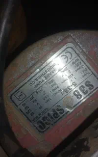 کفکش دو اینچ تکفاز مدل S38  در حد صفر بدون مشکل